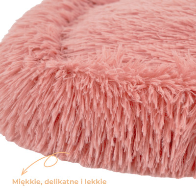 HAVE A PET LEGOWISKO FLUFFY RÓŻOWE 56X46X6CM