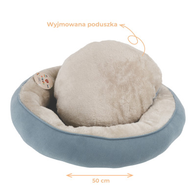 HAVE A PET LEGOWISKO LILA NIEBIESKIE 50X50X13CM