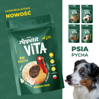 COMFY APPETIT VITA KOSTKA MINI INDYK 80G