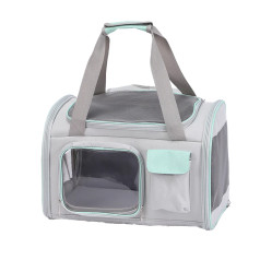 HAVE A PET TORBA SKY SZARA/ZIELONA 42X25X28