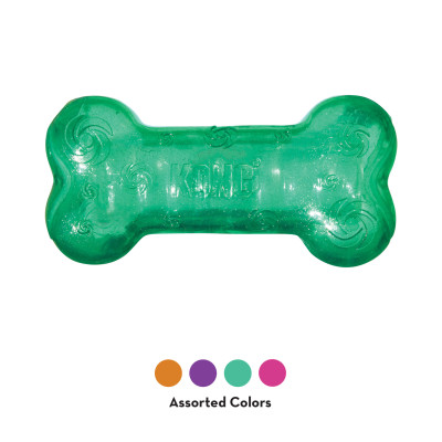 KONG SQUEEZZ CRACKLE BONE ASSORTED M