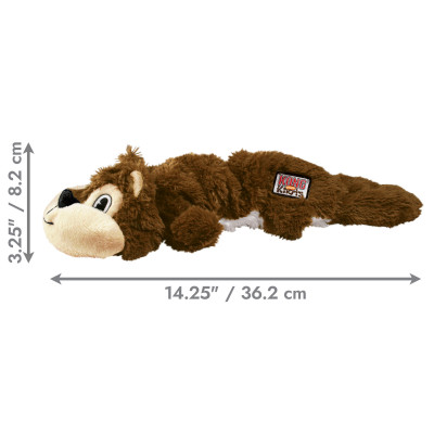 KONG SCRUNCH KNOTS SQUIRREL M/L