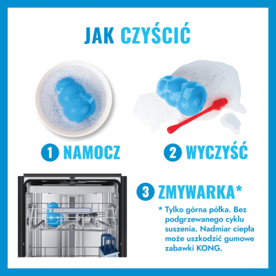 KONG ZABAWKA DLA PSA PUPPY RÓŻNE KOLORY XS