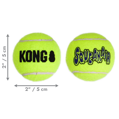 KONG AIR SQUEAKER BALL S 3 szt.