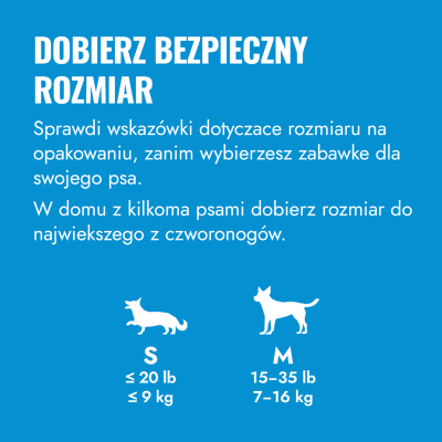 KONG PUPPY STAFF-A-BALL RÓŻNE RODZAJE M