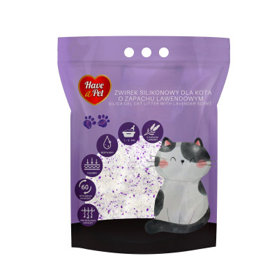 HAVE A PET ŻWIREK SILIKON LAWENDA 7,6L
