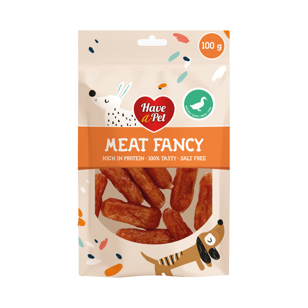 HAVE A PET FANCY KIEŁBASKI Z KACZKI 100g