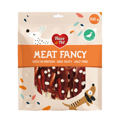 HAVE A PET FANCY PAŁKI PIERŚ KACZKA Z SEREM 500g