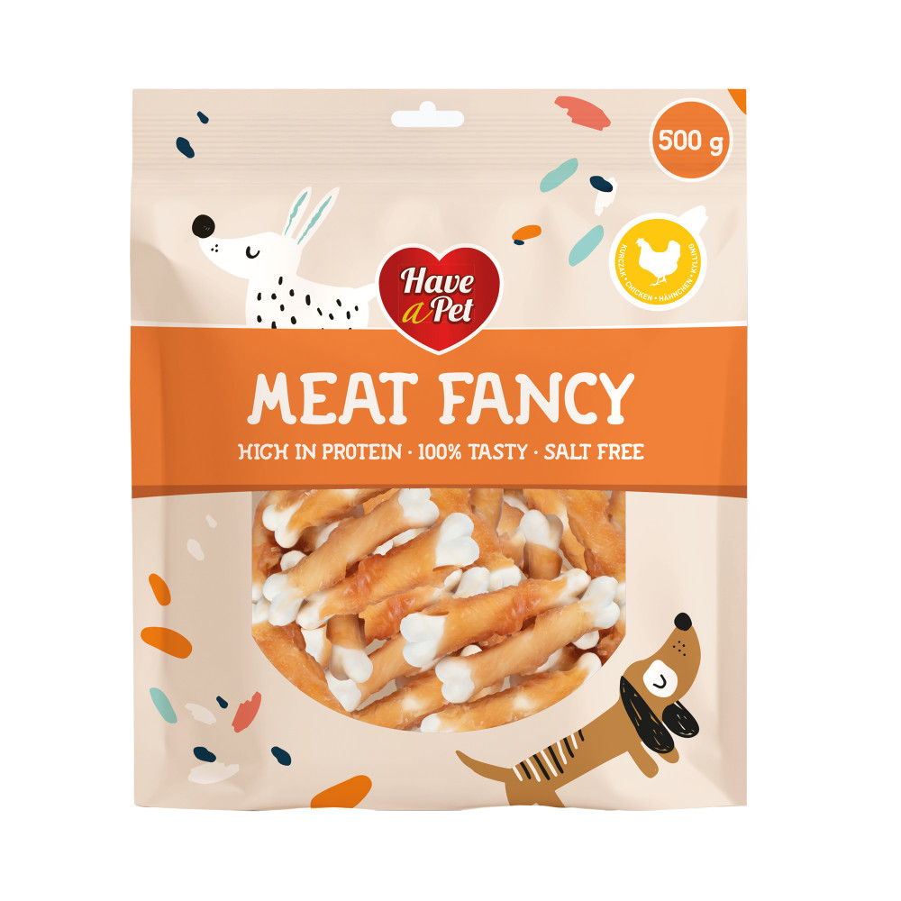 HAVE A PET FANCY KOSTKI Z KURCZAKIEM 500G