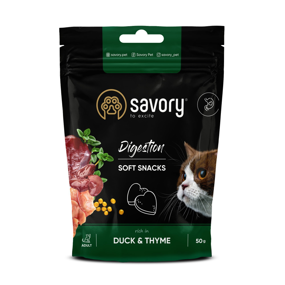 SAVORY SOFT SNACK DIGESTION DUCK 50G