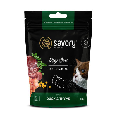 SAVORY SOFT SNACK DIGESTION DUCK 50G