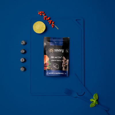 SAVORY CRUNCHY SKIN&COAT SALMON 50G