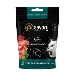 SAVORY CRUNCHY KITTEN TURKEY 50G