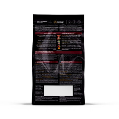 SAVORY ADULT CAT STERILIZED FRESH DUCK&TURKEY 8KG