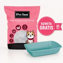 PET INN ŻWIREK SILIKON COMPACT 30 L + KUWETA GRATIS