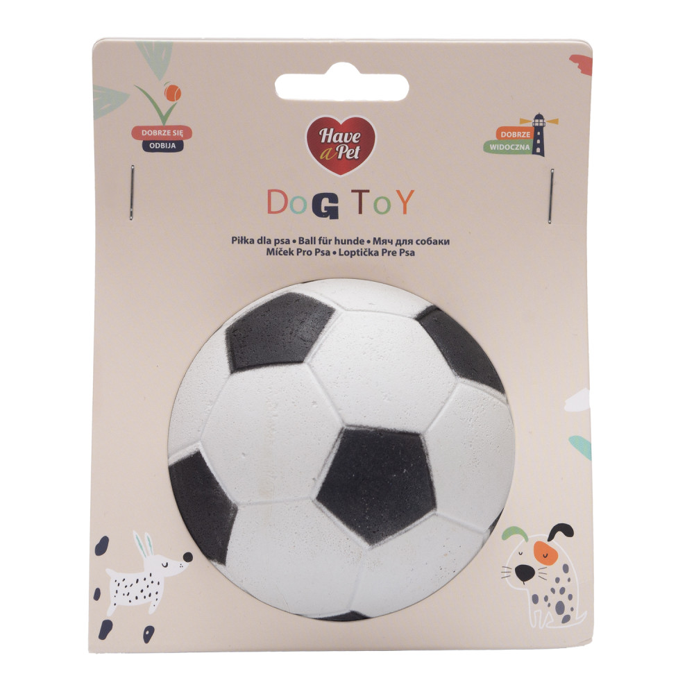 HAVE A PET ZAB PIŁKA Z GUMY FOOTBALL 9CM