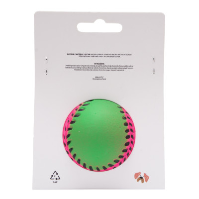 HAVE A PET ZAB PIŁKA Z GUMY ZIELONO RÓŻOWA 5,7CM