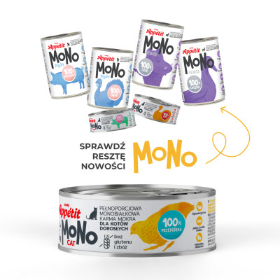 COMFY APPETIT MONO CAT PRZEPIÓRKA 85G