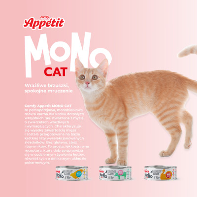 COMFY APPETIT MONO CAT WIEPRZOWINA 85G