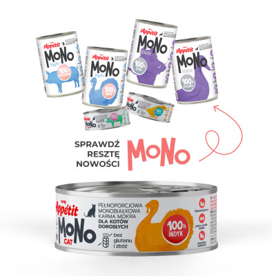 COMFY APPETIT MONO CAT INDYK 85G