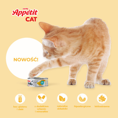 COMFY APPETIT MONO CAT PRZEPIÓRKA 85G
