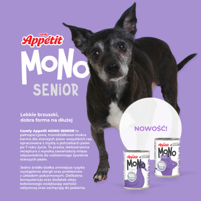 COMFY APPETIT MONO SENIOR DZIK 400G