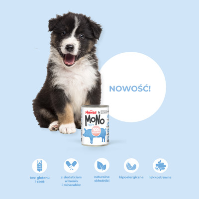 COMFY APPETIT MONO PUPPY WIEPRZOWINA 400G
