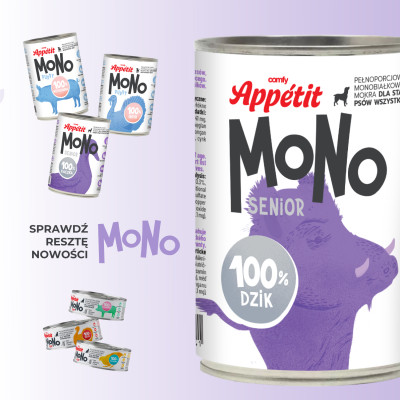 COMFY APPETIT MONO SENIOR DZIK 400G