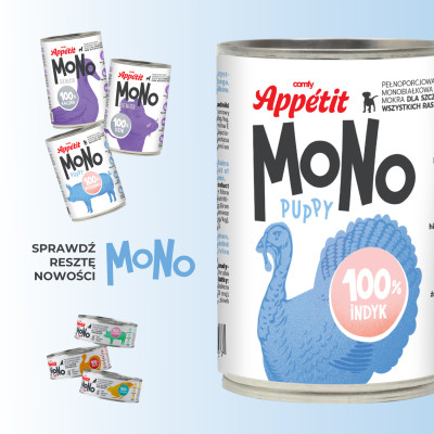 COMFY APPETIT MONO PUPPY INDYK 400G