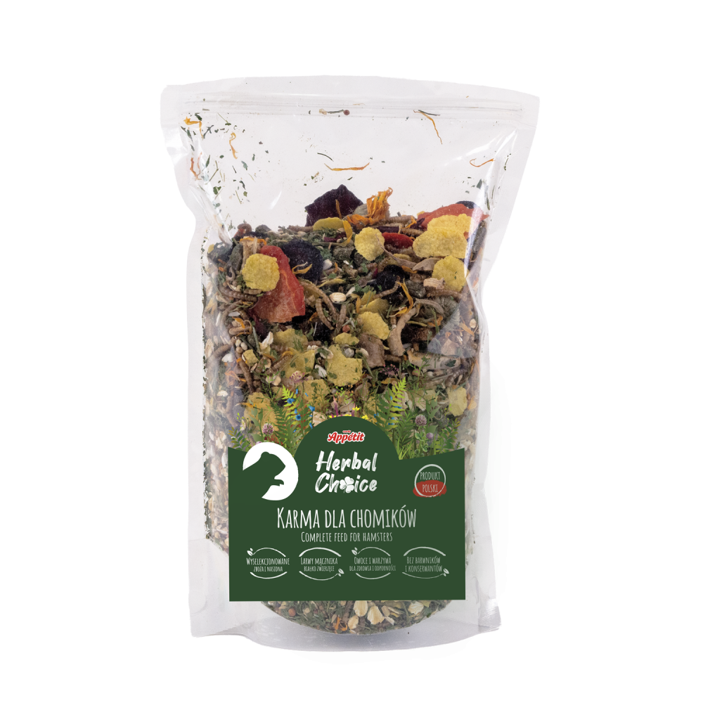 COMFY APPETIT HERBAL CHOICE KARMA DLA CHOMIKÓW 500G