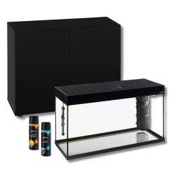 AQUAEL AKWARIUM NEO SET 200 I SZAFKA OPTISET 200 CZARNA + AKCESORIA
