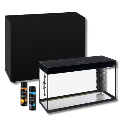 AQUAEL AKWARIUM NEO SET 200 I SZAFKA OPTISET 200 CZARNA + AKCESORIA