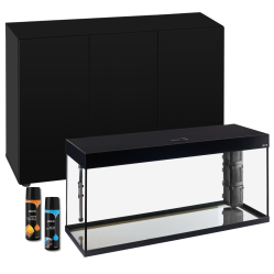 AQUAEL AKWARIUM NEO SET 240 I SZAFKA OPTISET 240 CZARNA + AKCESORIA