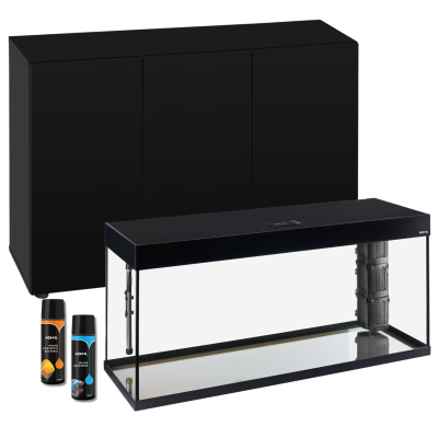 AQUAEL AKWARIUM NEO SET 240 I SZAFKA OPTISET 240 CZARNA + AKCESORIA