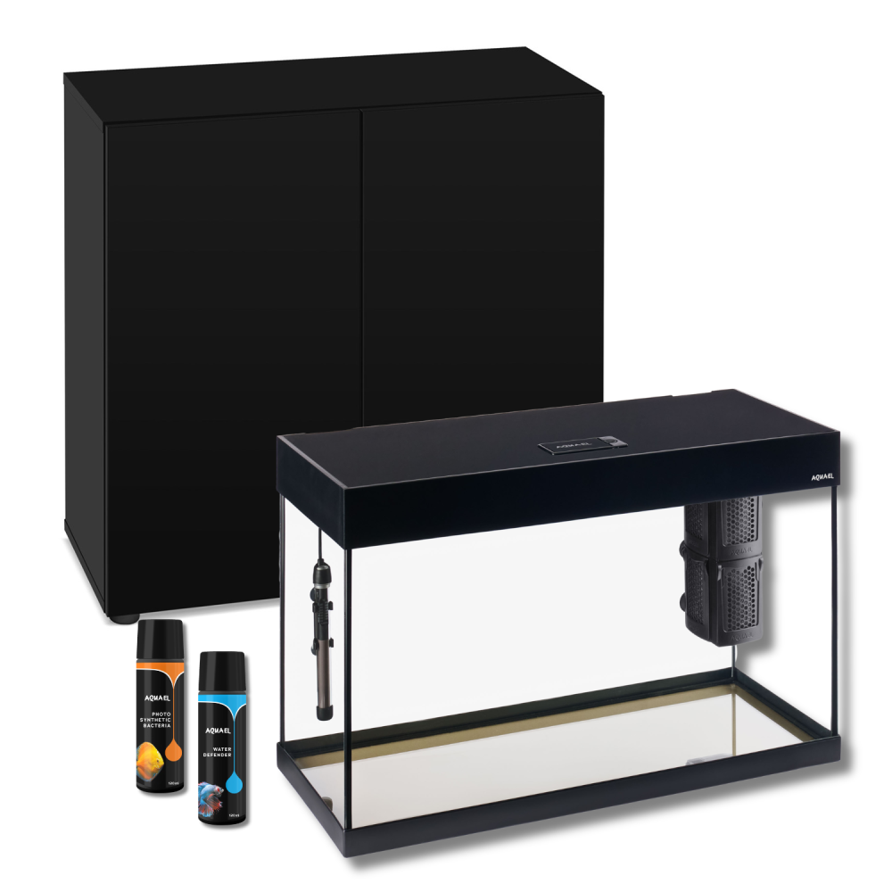 AQUAEL AKWARIUM NEO SET 125 I SZAFKA OPTISET 125 CZARNA + AKCESORIA