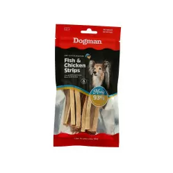 DOGMAN DOG STRIPS FISH 80G