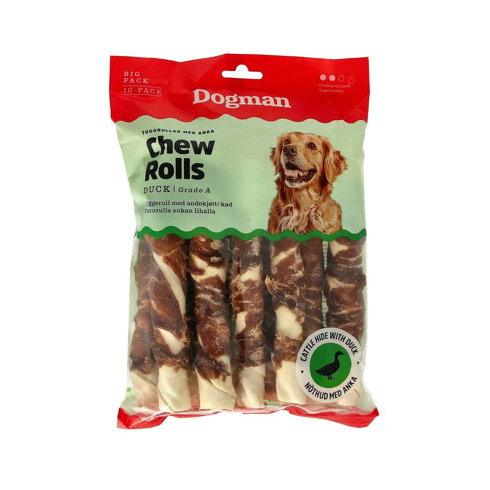 DOGMAN DOG CHEW ROLLS DUCK 600G