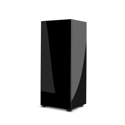 AQUAEL ZESTAW AKWARIOWY GLOSSY ST CUBE D&N CZARNY + SZAFKA