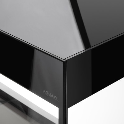 AQUAEL ZESTAW AKWARIOWY GLOSSY ST CUBE D&N CZARNY + SZAFKA