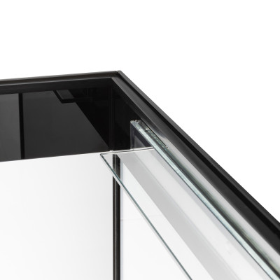 AQUAEL ZESTAW AKWARIOWY GLOSSY ST CUBE D&N CZARNY + SZAFKA