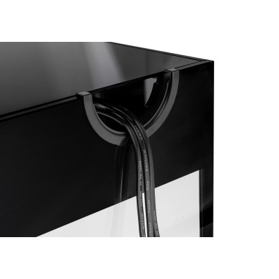 AQUAEL ZESTAW AKWARIOWY GLOSSY ST CUBE D&N CZARNY + SZAFKA
