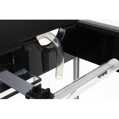 AQUAEL ZESTAW AKWARIOWY GLOSSY ST CUBE D&N CZARNY + SZAFKA