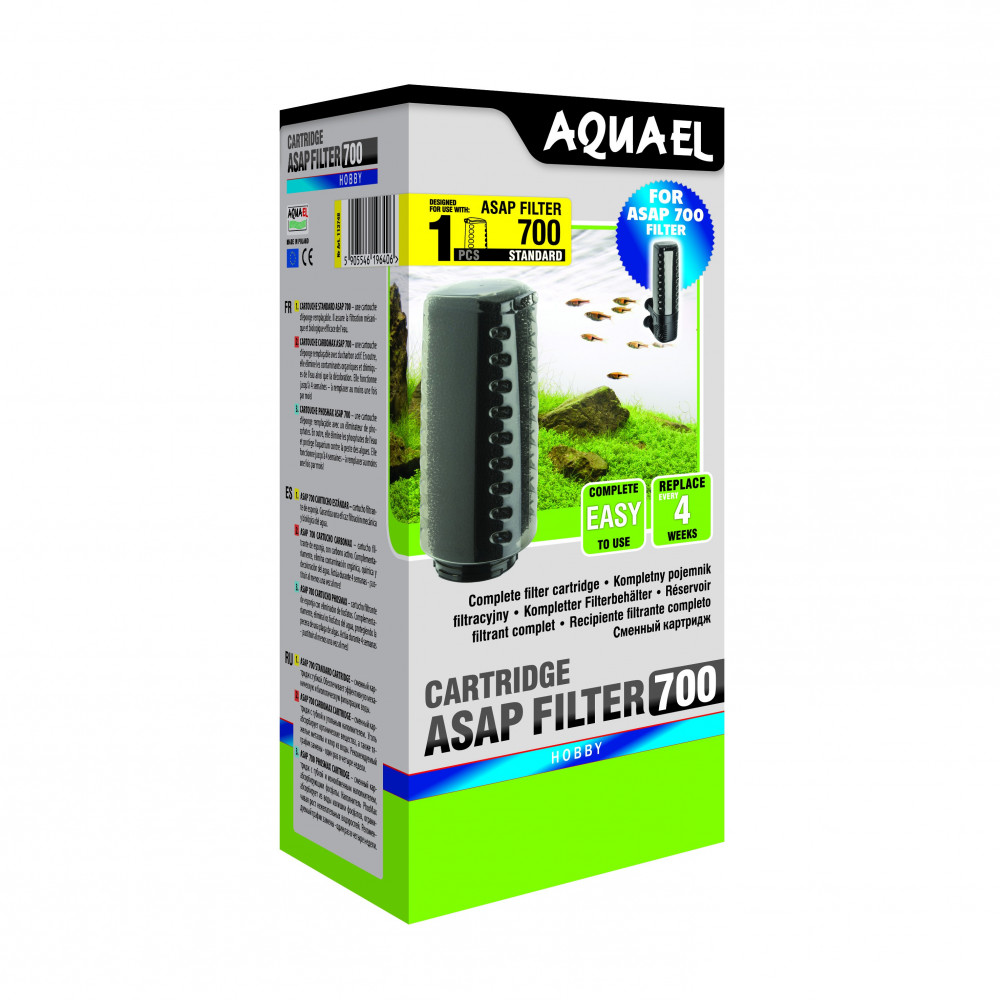 AQUAEL WKLAD GĄBKOWY ASAP 700 STANDARD 2szt AQUAEL WKLAD GĄBKOWY ASAP 700 STANDARD 2szt