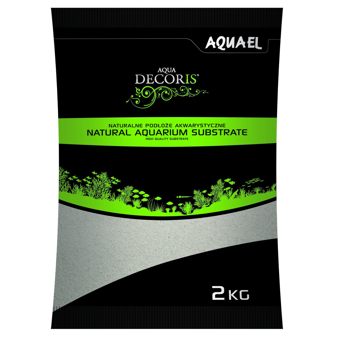 AQUAEL PIASEK KWARCOWY 0,1-0,3 MM 2 KG
