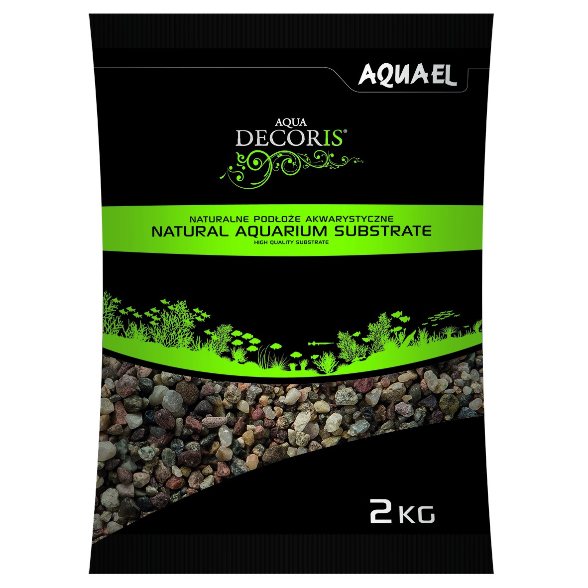 AQUAEL ŻWIR NATURALNY WIELOBARWNY 3-5 MM 2 KG