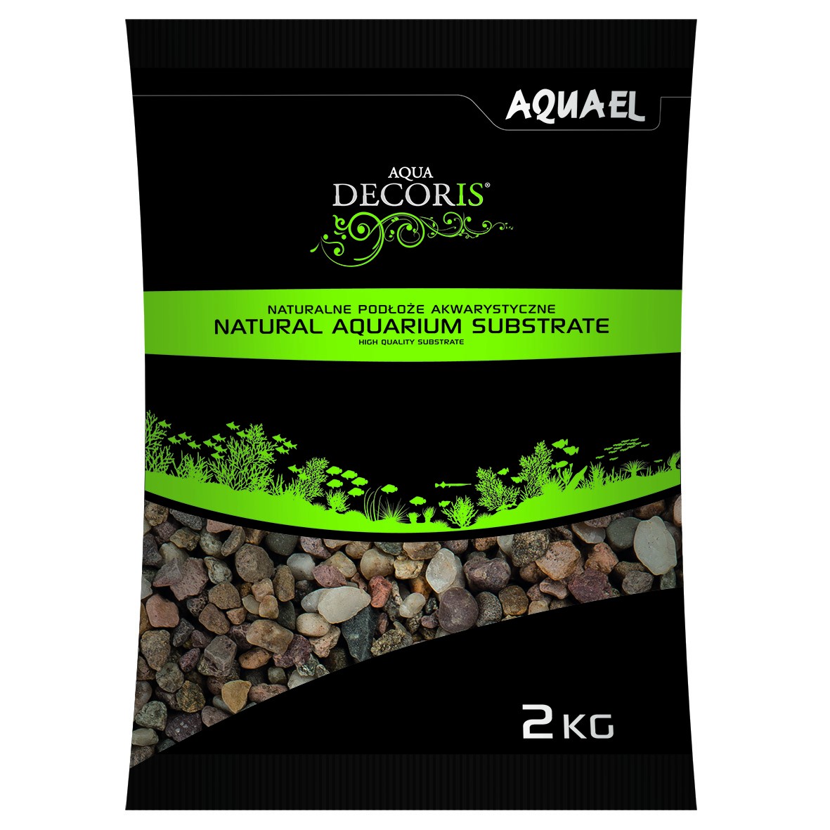 AQUAEL ŻWIR NATURALNY WIELOBARWNY 5-10 MM 2 KG