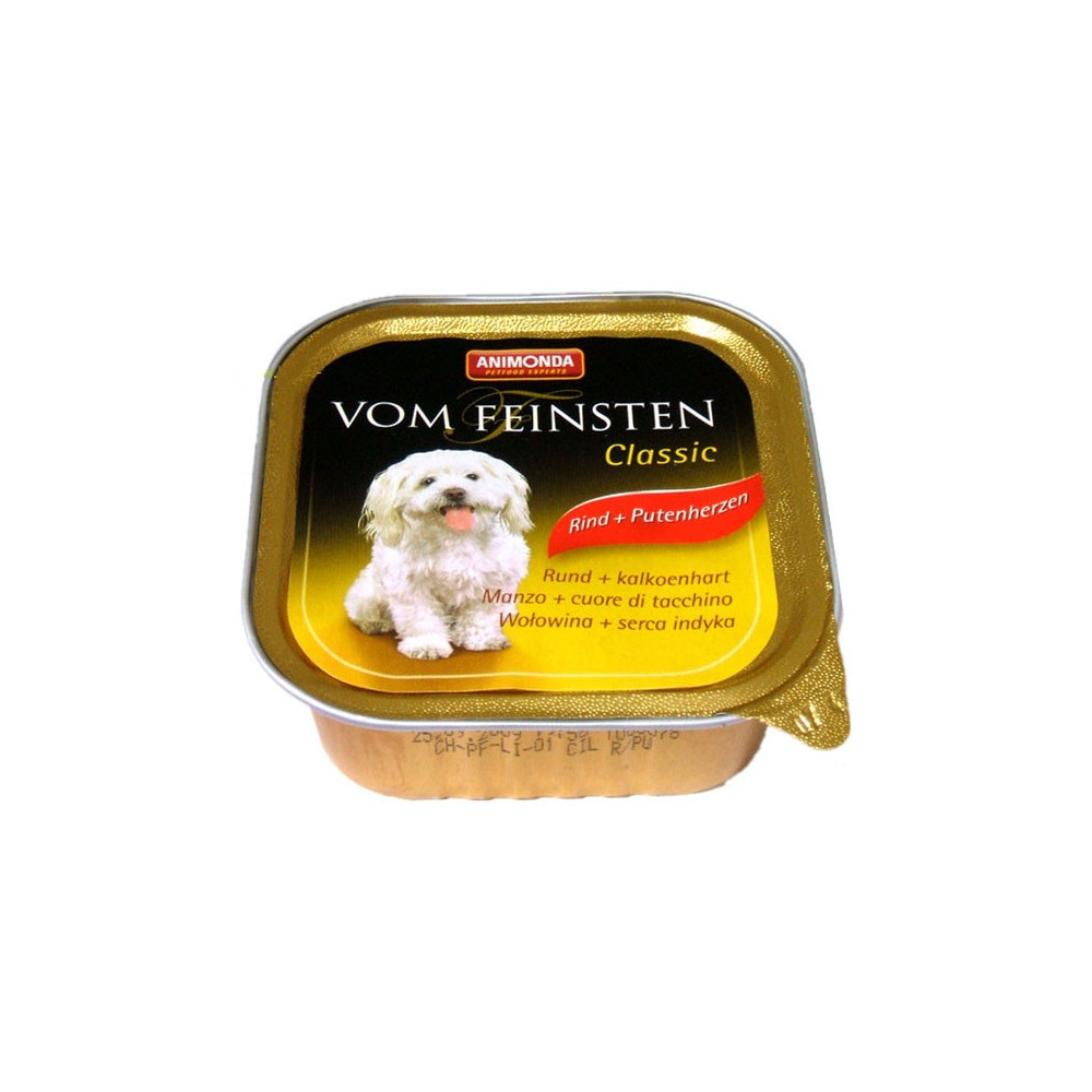 ANIMONDA VOM FEINSTEN CLASSIC WOŁOWINA I SERCA INDYKA 150G ANIMONDA VOM FEINSTEN CLASSIC WOŁOWINA I SERCA INDYKA 150G