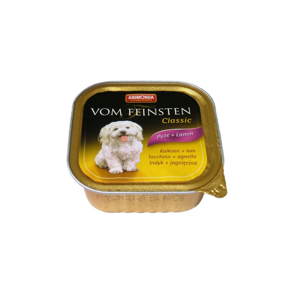 ANIMONDA VOM FEINSTEN CLASSIC INDYCZKA I JAGNIĘCINA 150G ANIMONDA VOM FEINSTEN CLASSIC INDYCZKA I JAGNIĘCINA 150G