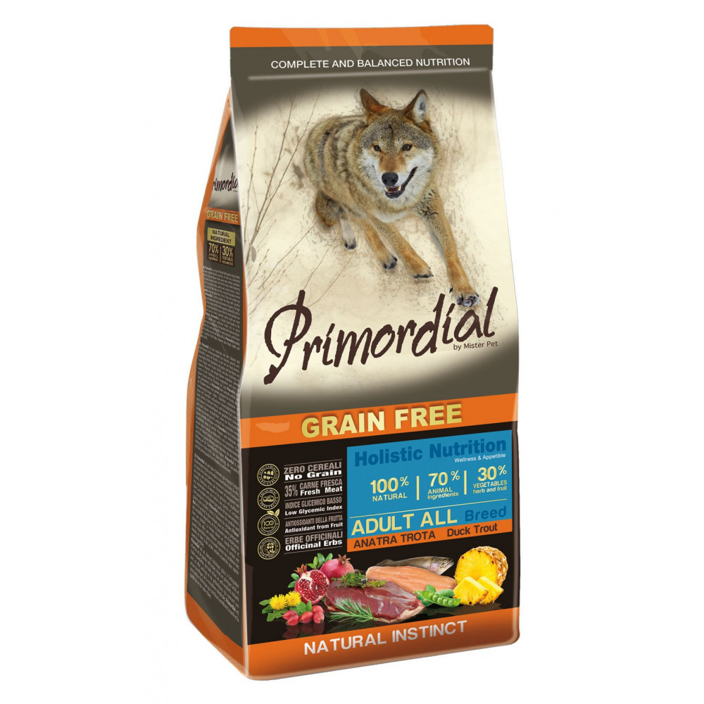 KARMA SUCHA PRIMORDIAL ADULT KACZKA & PSTRĄG 12 KG