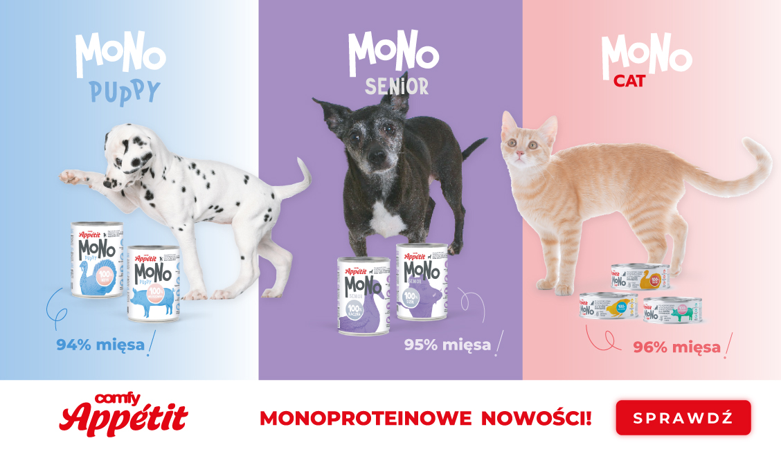 Nowe karmy Comfy Appetit mono